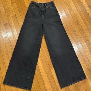 Urban Outfitters Black Wide-Leg Jeans